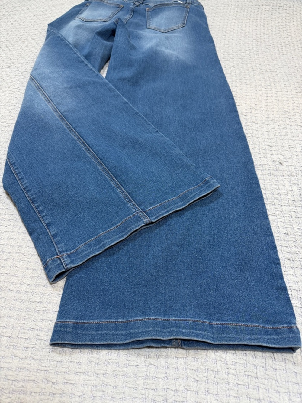 Women’s 1822 Denim Style #CJ32M2447C7 Wide Leg High Waist Pants Jeans  Size 8 - Picture 5 of 14